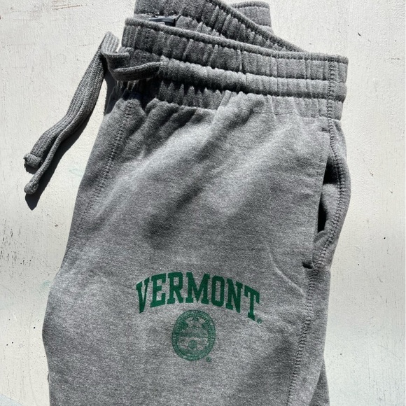 Men's MV Sport Joggers Gray Vermont University M Stretch Pockets Academia Sweats - Picture 12 of 12
